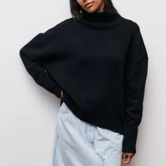 Lene | Col roulé oversized pour femmes