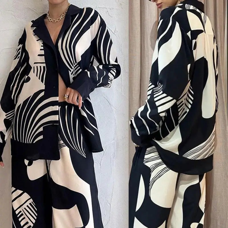 Paulina | Ensemble polyvalent en noir et blanc