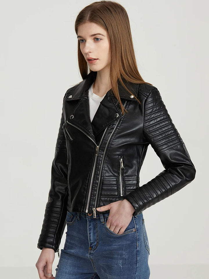 Silvanna | Veste Motard Époustouflante pour Femmes