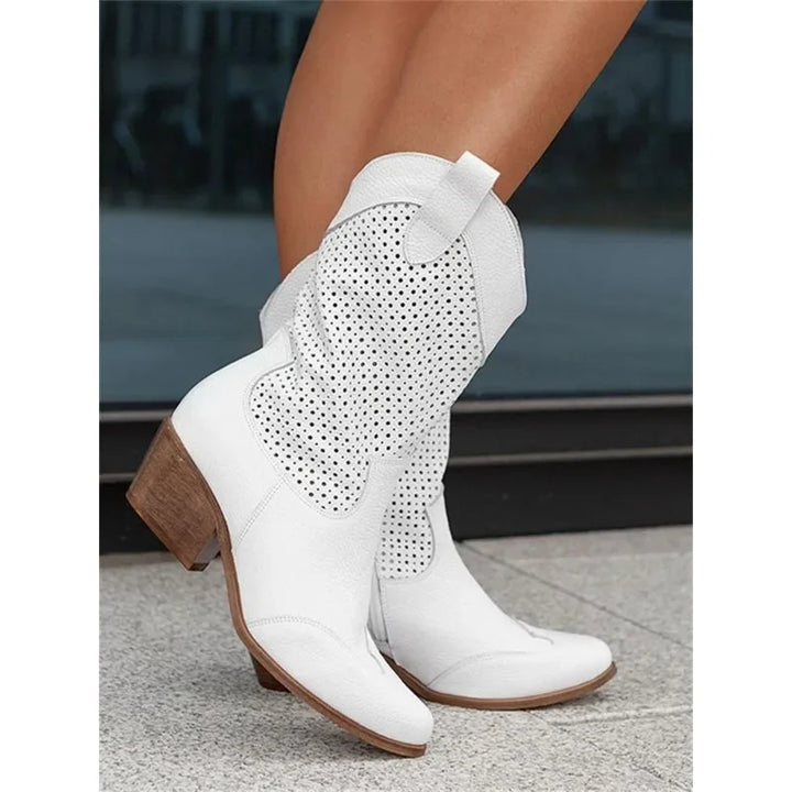 Stacy | Élégantes Bottes Western Rétro pour Femmes