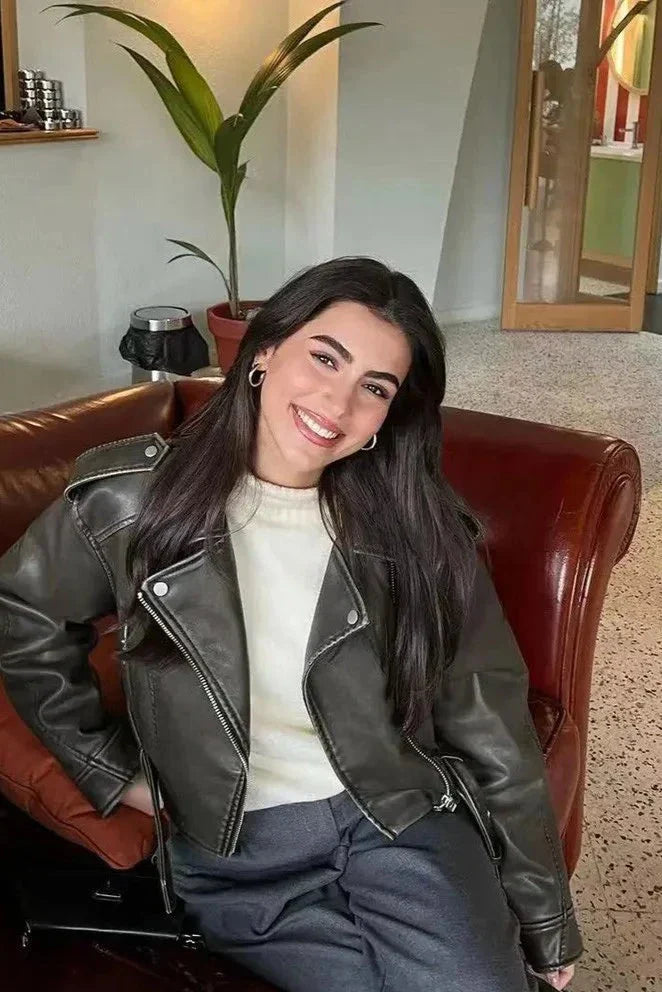 Baako | Veste en cuir stylée pour femmes