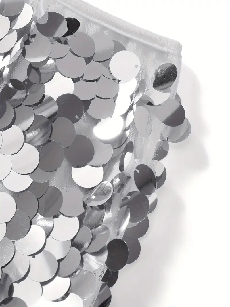 Tiffany | Jupe étincelante mini spectaculaire pour femmes