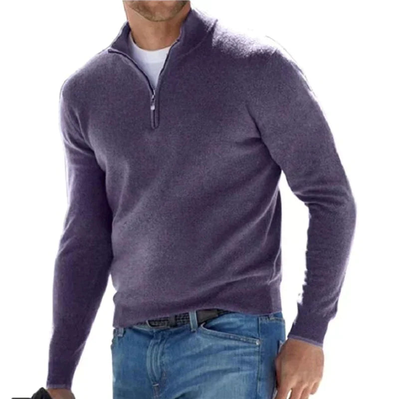 Homme Camionneur Fermeture Éclair Pull – Xavier