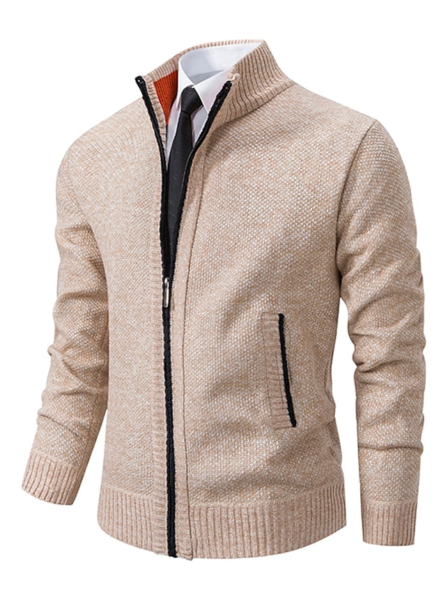 Homme Long Fermeture Éclair Cardigan – Tyler