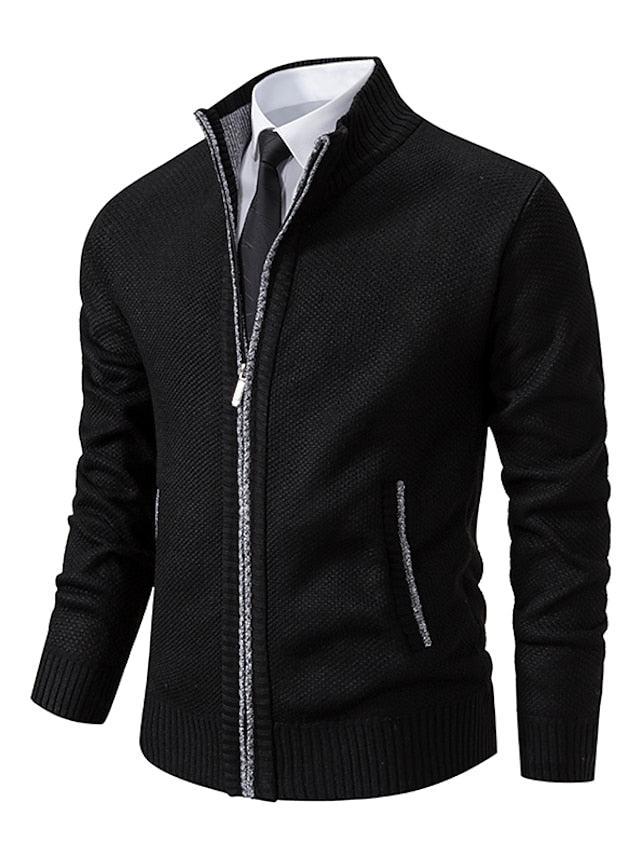 Homme Long Fermeture Éclair Cardigan – Tyler