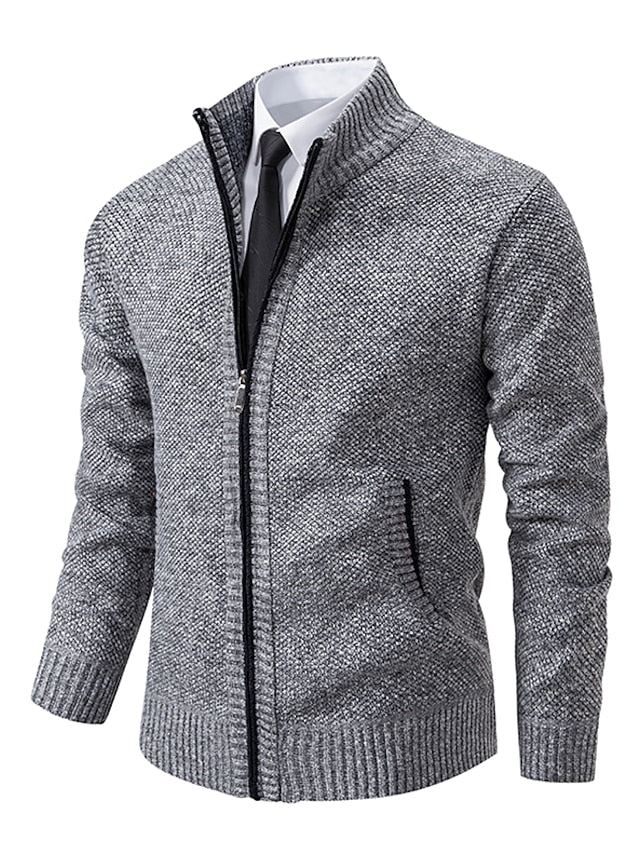 Homme Long Fermeture Éclair Cardigan – Tyler