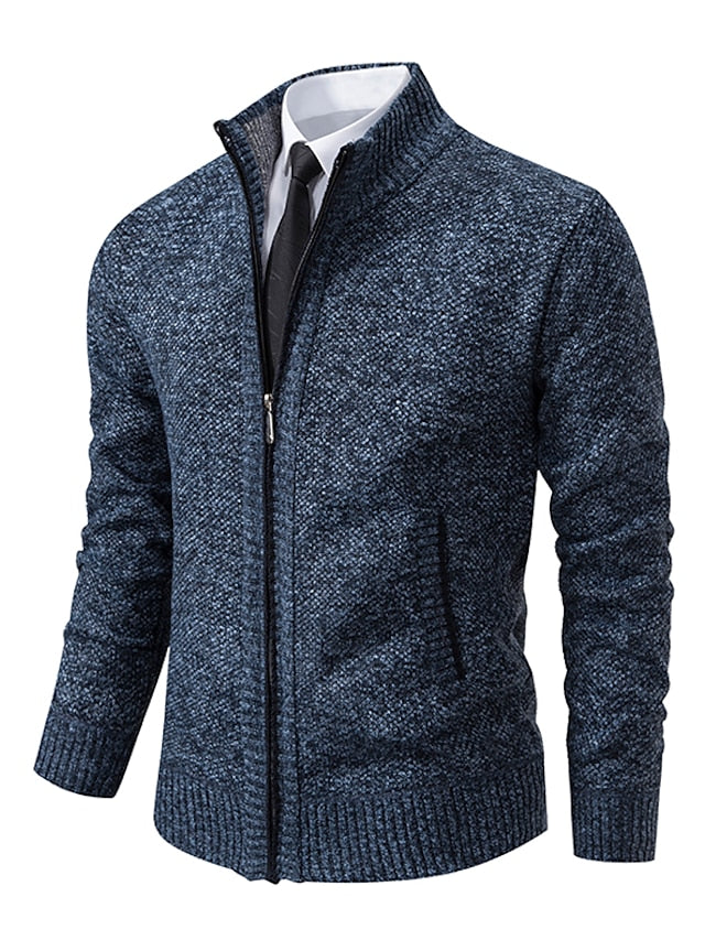 Homme Long Fermeture Éclair Cardigan – Tyler