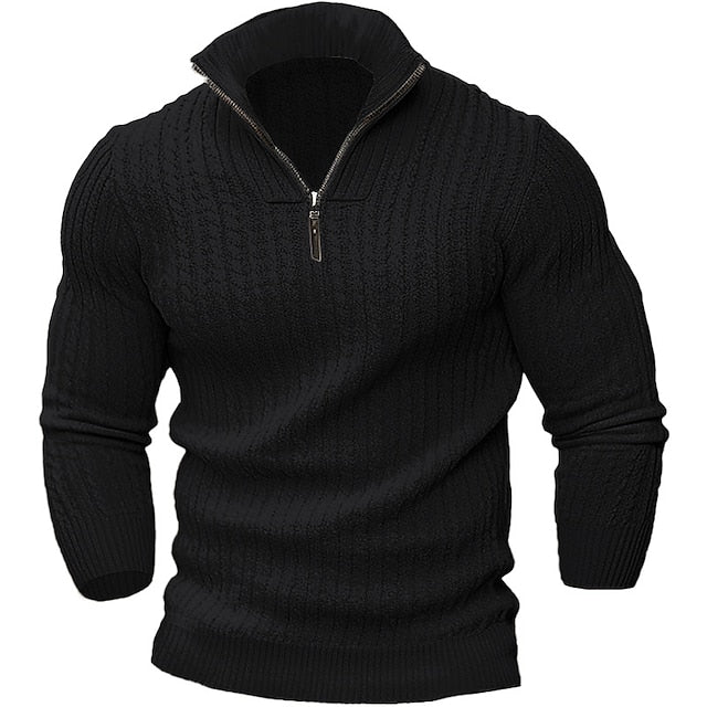 Homme Long Camionneur Pull – Hugo