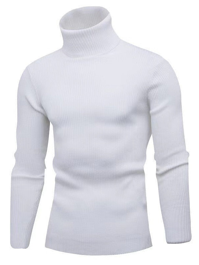Homme Long Col Roulé Pull – Patrick