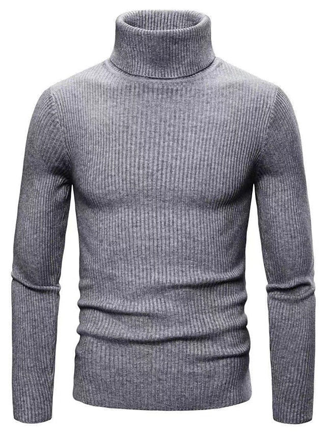 Homme Long Col Roulé Pull – Patrick