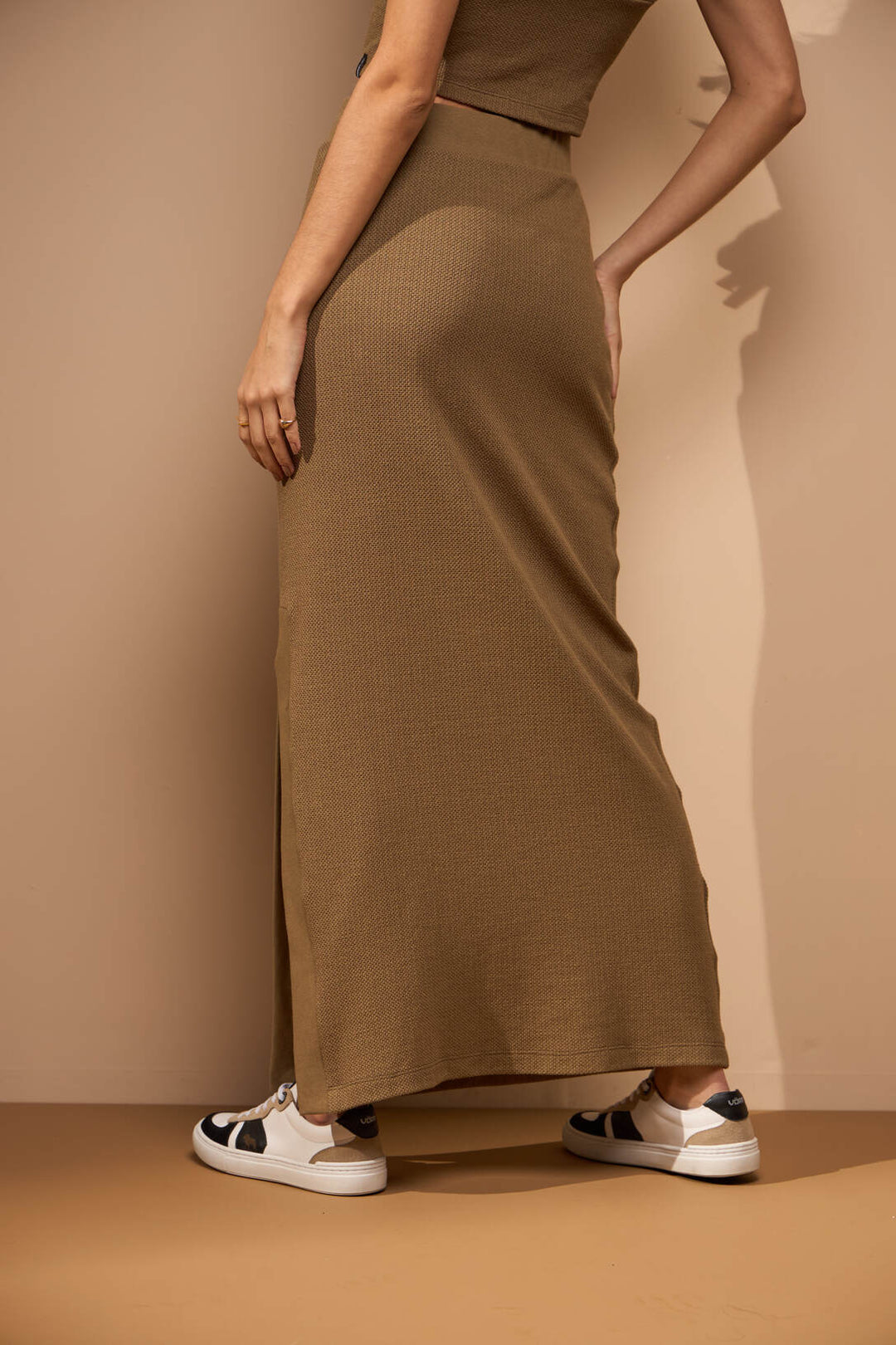 Kevyn | Jupe Midi Texturée Pour Femmes