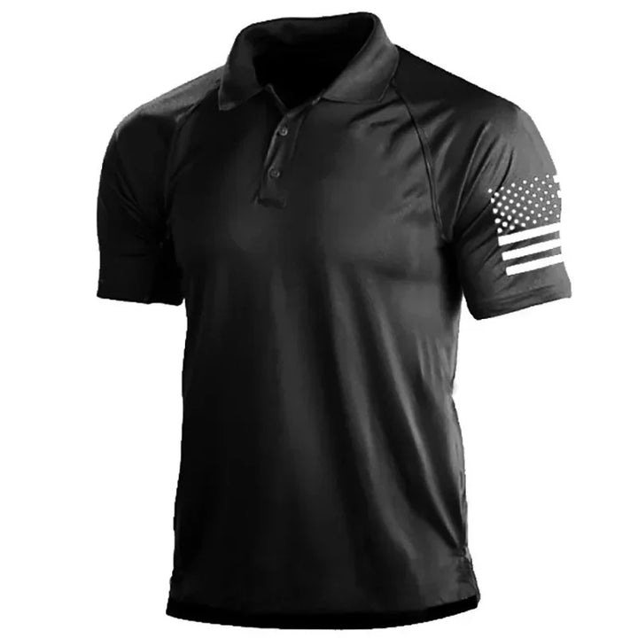 Vance | T-shirt Polo Américain Décontracté pour Hommes