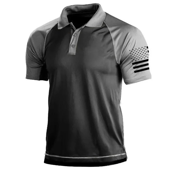 Vance | T-shirt Polo Américain Décontracté pour Hommes
