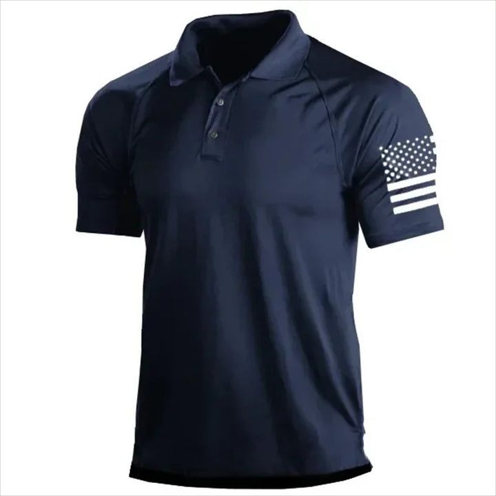Vance | T-shirt Polo Américain Décontracté pour Hommes
