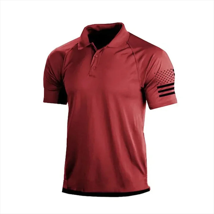 Vance | T-shirt Polo Américain Décontracté pour Hommes
