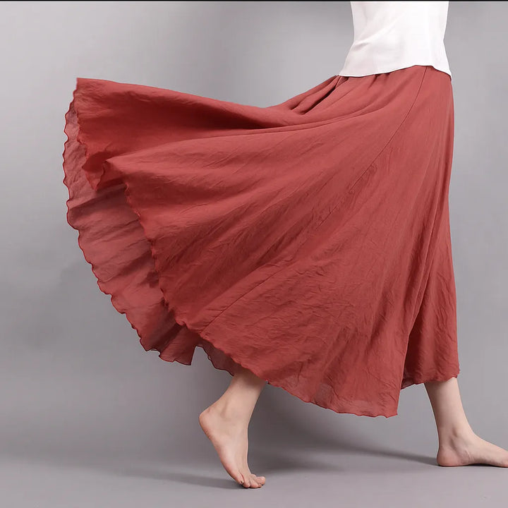 Femme Plissée Maxi Jupe – Vera