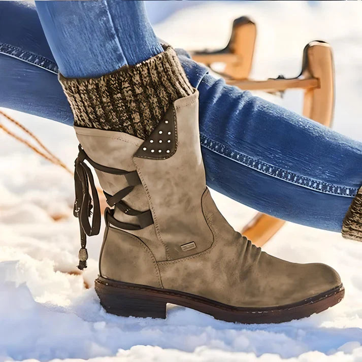 Monika | Bottines Cuir Élégantes pour Femmes