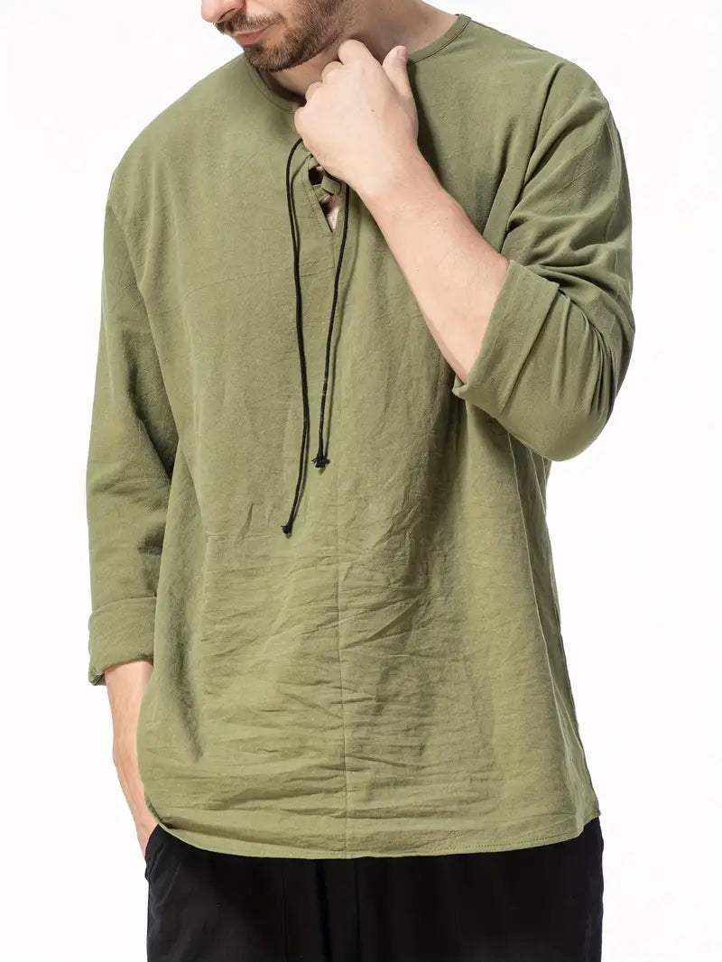 Yong | Élégant Henley Décontracté pour Hommes