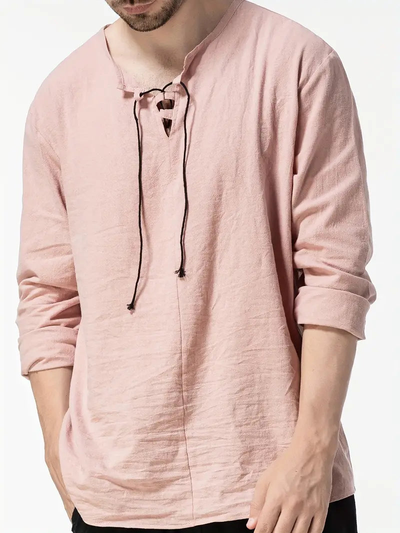 Yong | Élégant Henley Décontracté pour Hommes