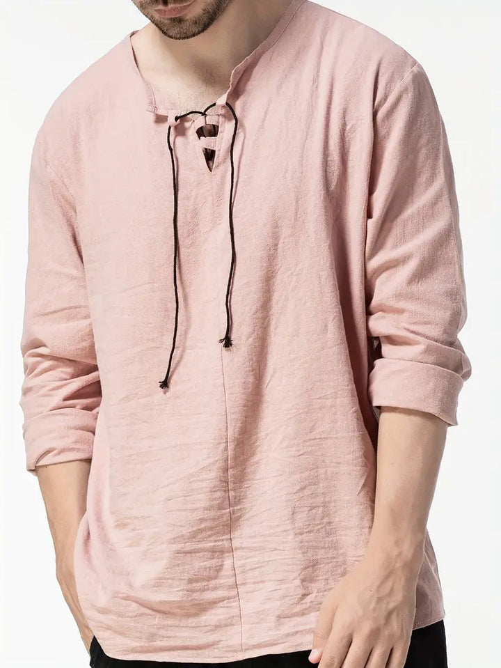 Yong | Élégant Henley Décontracté pour Hommes