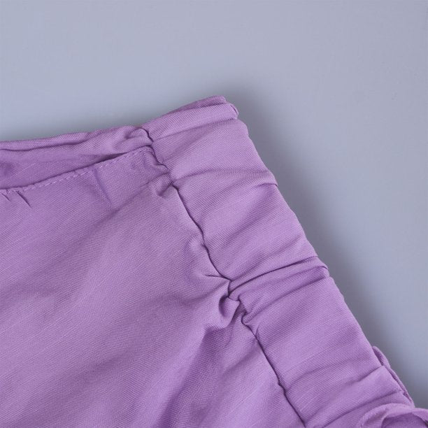 Locky | Ensemble deux pièces composé d'un haut ample et d'un mini-short taille haute