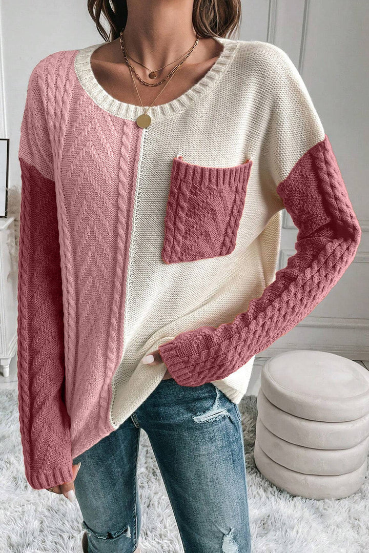 Elektra | Pull tendance en color block pour femmes