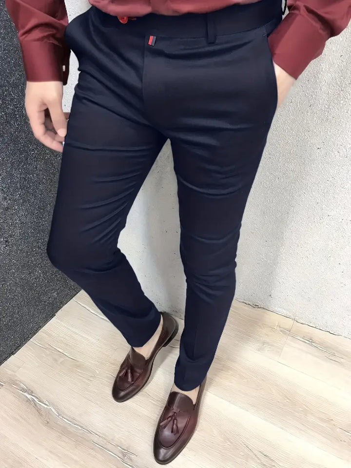 Tahmuras | Pantalon de costume cintré décontracté pour hommes