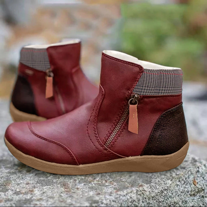 Stoija | Bottes imperméables en cuir pour femmes