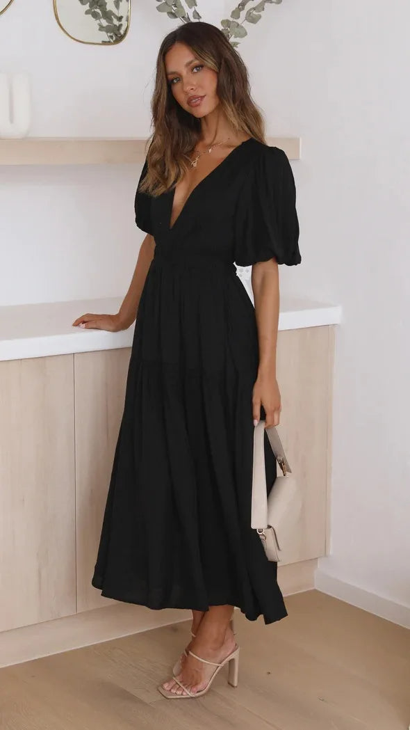 Femme Fleurie Maxi Robe d’été – Lawanda