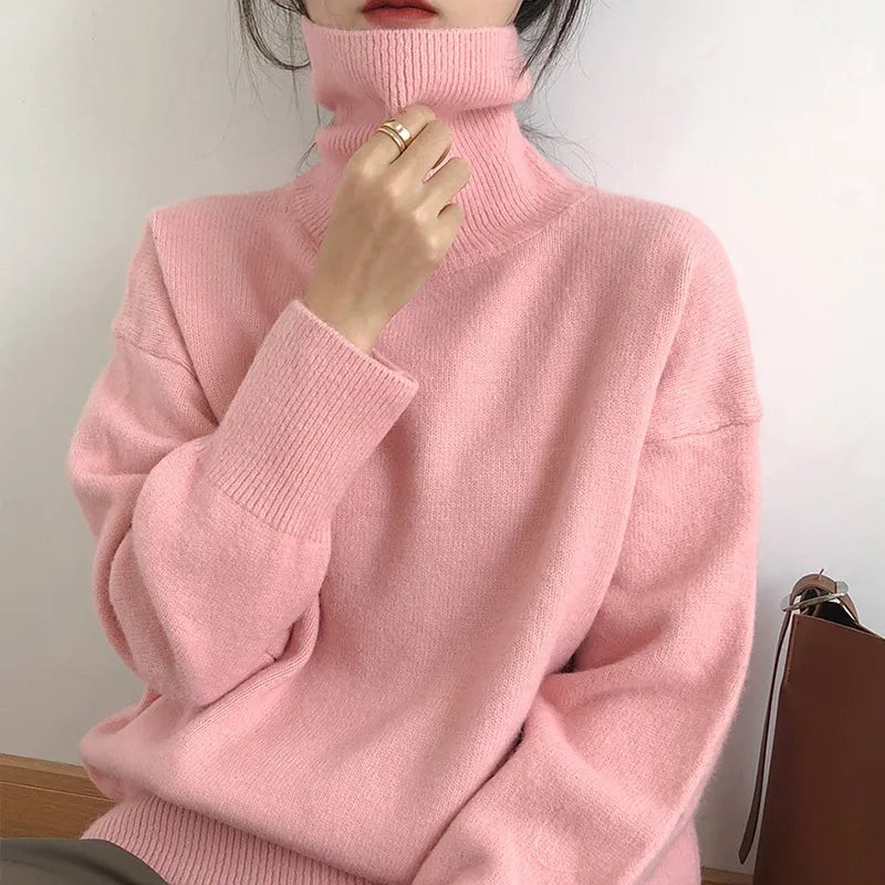 Buffy | Pull col roulé élégant pour femmes