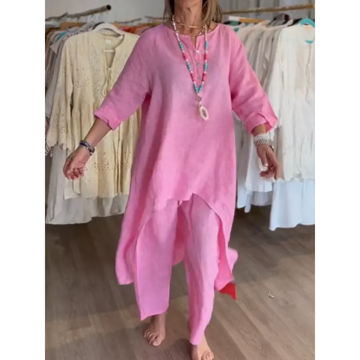 Bhavana | Costume uni en lin pour femmes