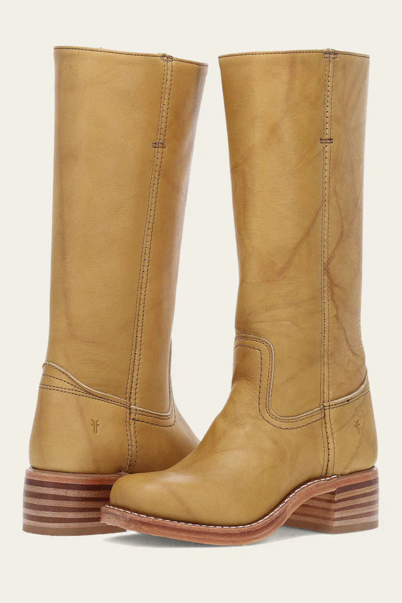 Femme Structuré Montantes Bottes – Wulfrun