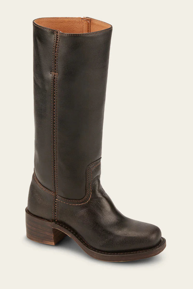 Femme Structuré Montantes Bottes – Wulfrun