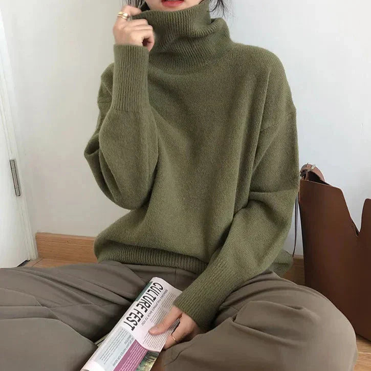 Buffy | Pull col roulé élégant pour femmes