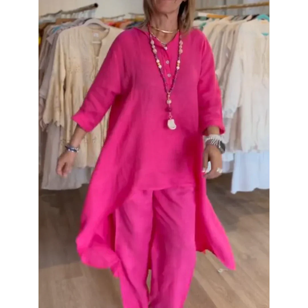 Bhavana | Costume uni en lin pour femmes