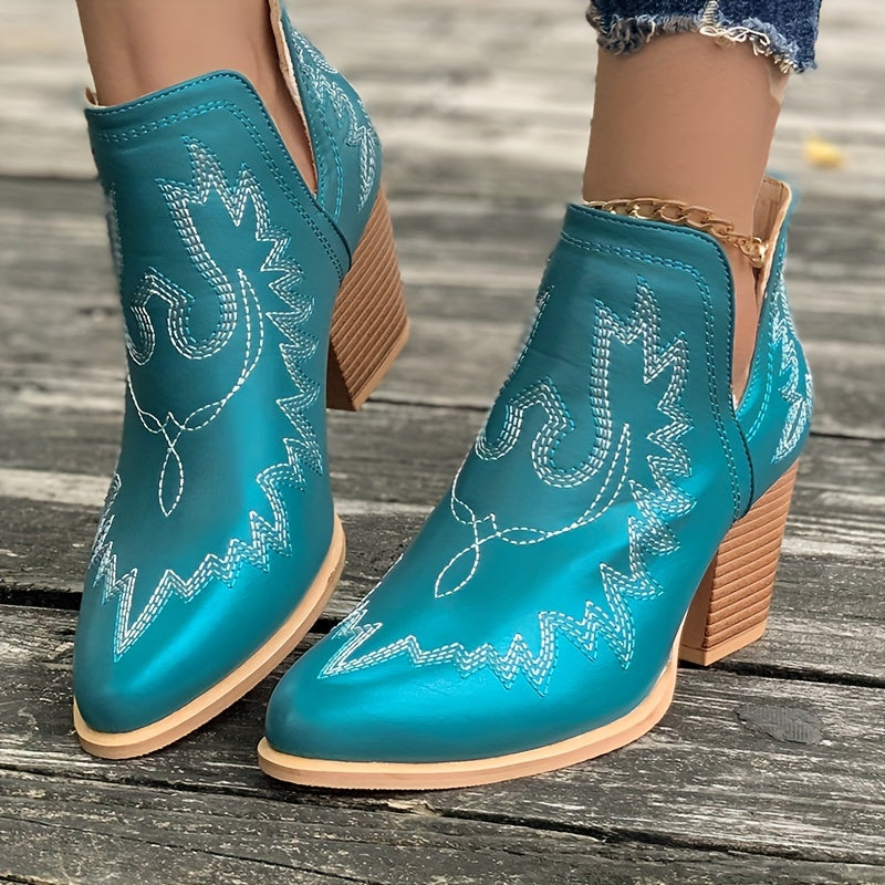 RetroVibe | Bottines à talon aiguille pour femmes