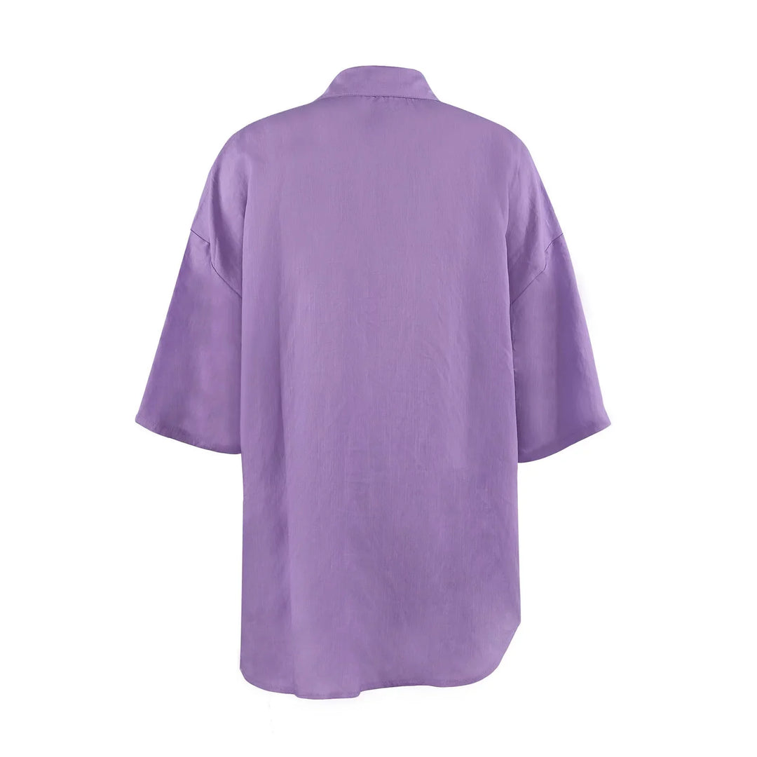 Locky | Ensemble deux pièces composé d'un haut ample et d'un mini-short taille haute