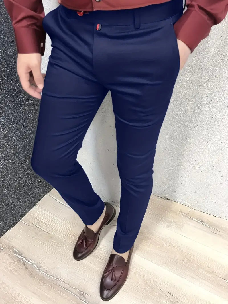 Tahmuras | Pantalon de costume cintré décontracté pour hommes