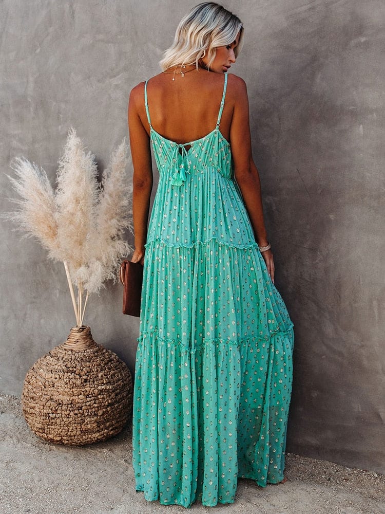 Florentina | Maxi-robe verte