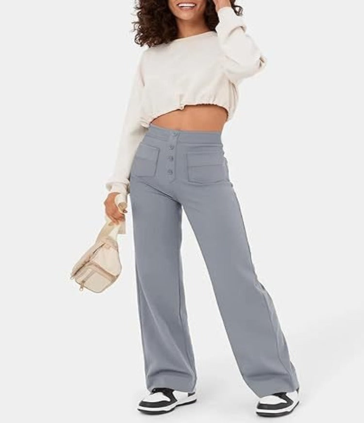Gisela | Pantalon élastique taille haute