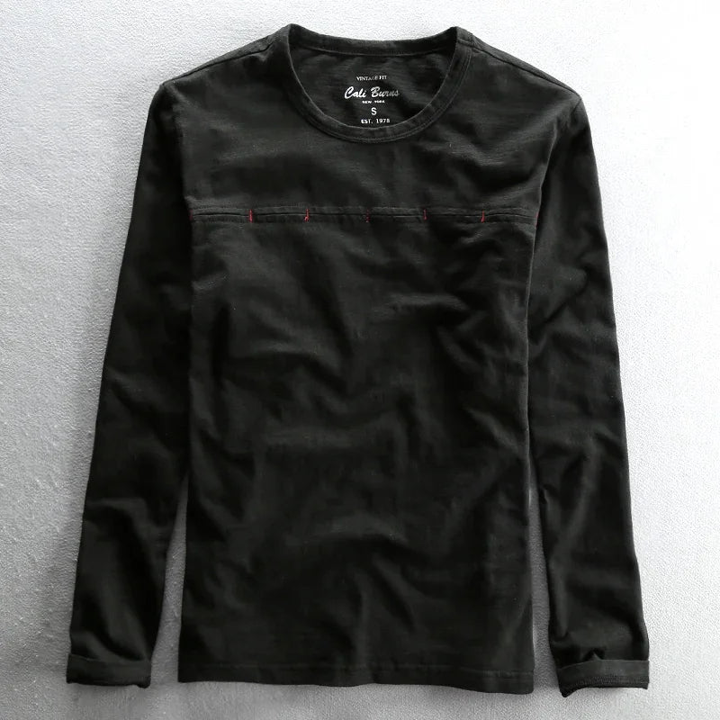 Ian | T-shirt décontracté à manches longues pour hommes