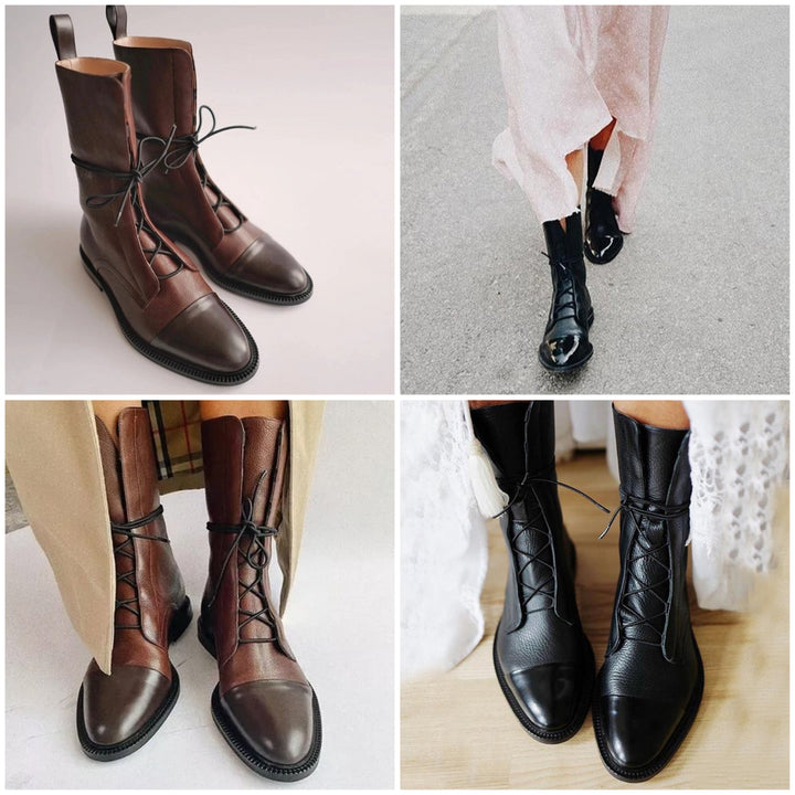 Maria | Bottines classiques en cuir vegan pour femmes