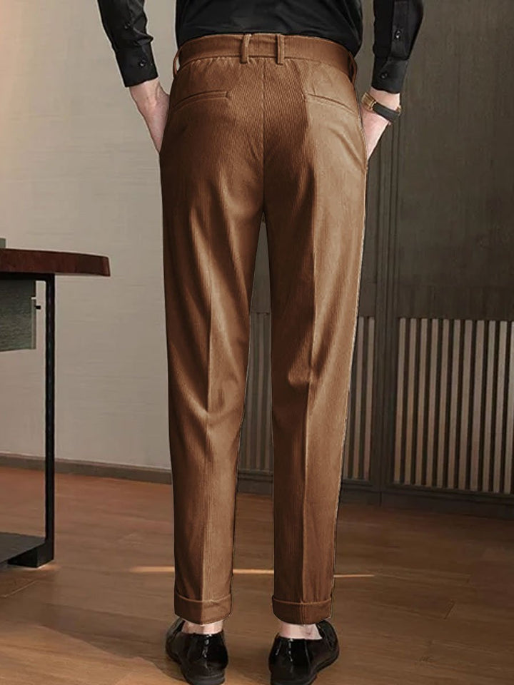 Gaios | Pantalon droit en velours côtelé pour homme