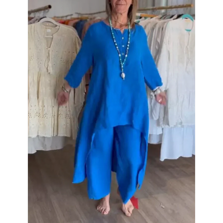 Bhavana | Costume uni en lin pour femmes