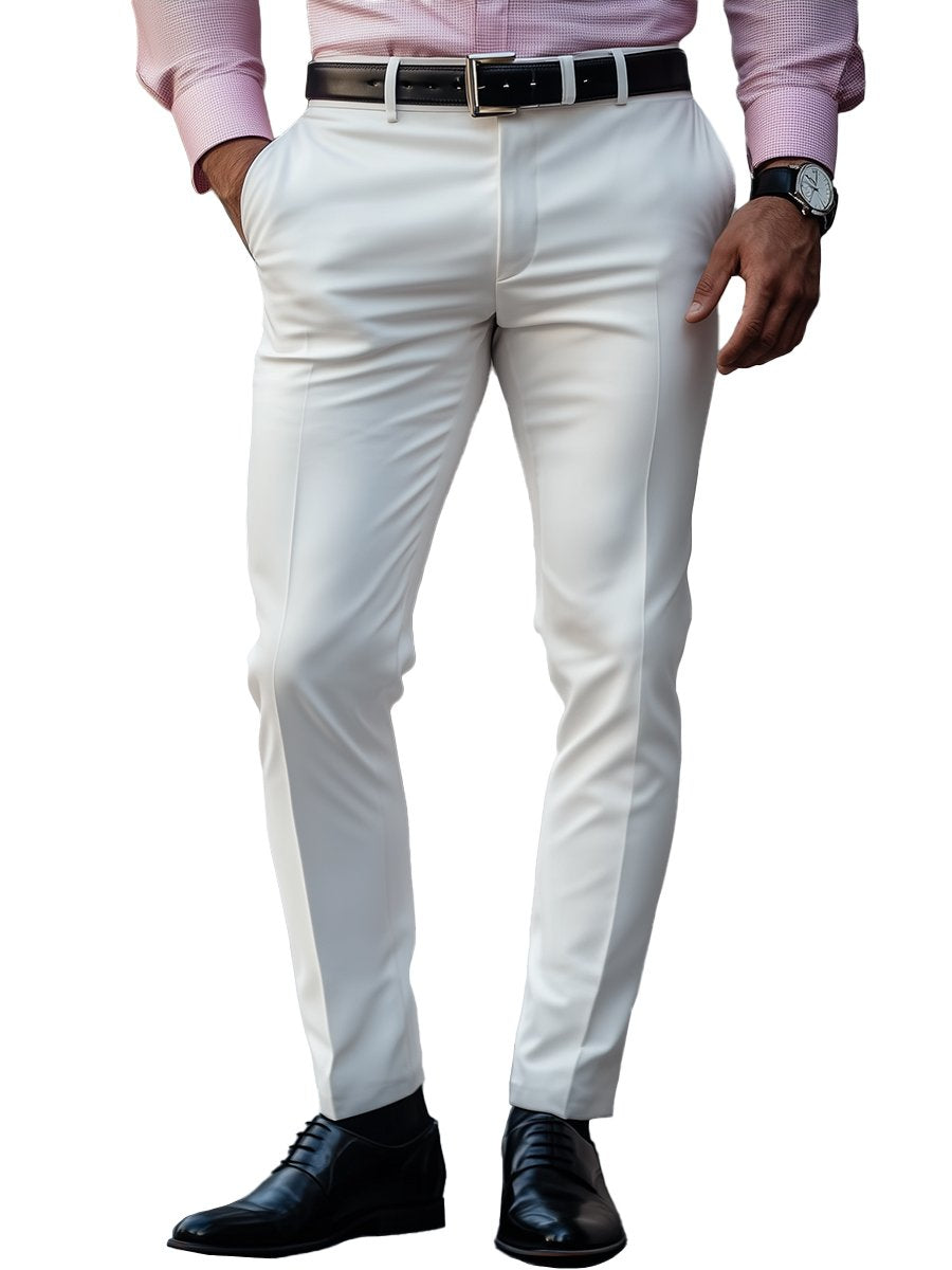 Adem | Business Solid Color Suit Pants for Men