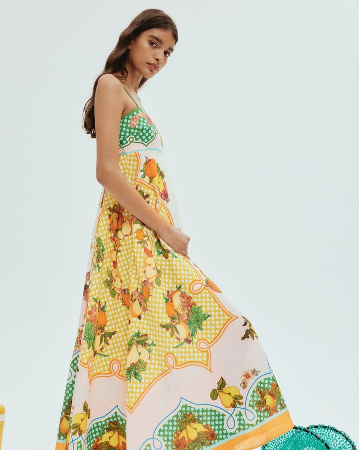 Idolda | Robe balançoire avec graffiti pour femmes