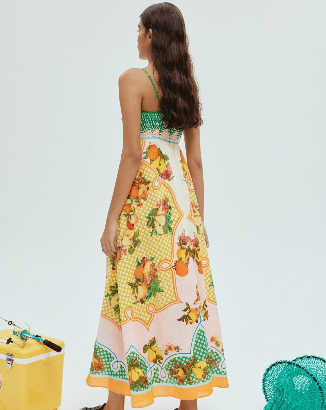 Idolda | Robe balançoire avec graffiti pour femmes