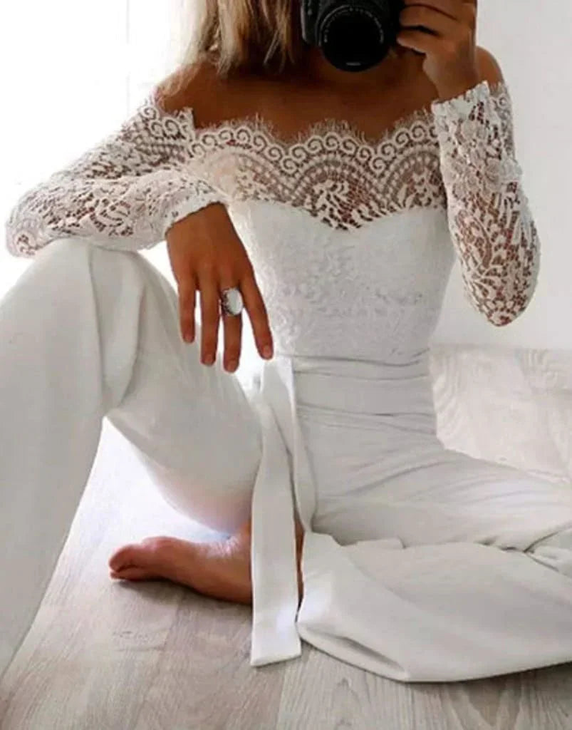 Femmes élégante manches longues Combinaison – Küllike