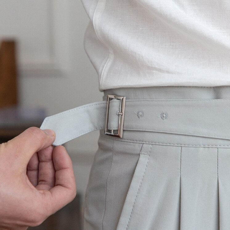 Epikouros | Pantalon stylé avec boucle pour hommes