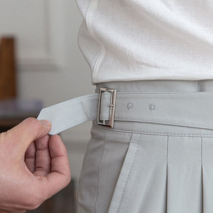 Epikouros | Pantalon stylé avec boucle pour hommes